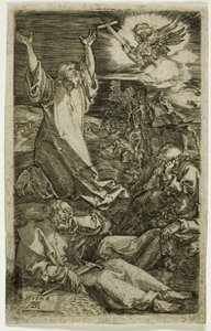 刻まれた情熱より、庭の苦しみ 作： Albrecht Dürer