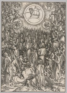 黙示録: 子羊の崇拝—選ばれし者の賛美歌 作： Albrecht Dürer