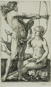 アポロとダイアナ 作： Albrecht Dürer