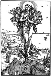 マリアマグダレナの昇天、1507-1510、1936 作： Albrecht Dürer