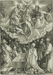 『聖母の生涯』より「聖母の被昇天と戴冠式」 作： Albrecht Dürer