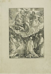 『聖母の生涯』より「聖母の被昇天と戴冠式」 作： Albrecht Dürer