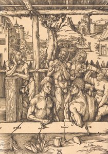 バスハウス、c。 14961497。 作： Albrecht Dürer