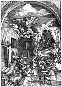 聖母の誕生、1502-1505、1936 作： Albrecht Dürer