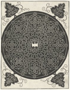 斧型盾の刺繍例 作： Albrecht Dürer