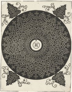 丸盾を使った刺しゅう例 作： Albrecht Dürer