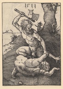 Cain Killing Abel、1511年。 作： Albrecht Dürer