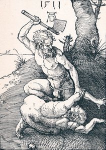 カイン殺害アベル、1511 1906 作： Albrecht Dürer