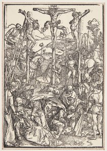 カルバリー (控えめな木版画) 作： Albrecht Dürer