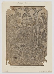 三つの十字架を持つ騎兵 作： Albrecht Dürer