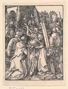 リトル・パッション・シリーズより、十字架を背負ったキリスト 作： Albrecht Dürer