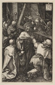 十字架を背負ったキリスト、『受難』より、1512 年。 作： Albrecht Dürer