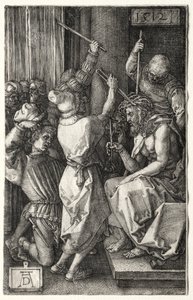 いばらの冠をかぶったキリスト 作： Albrecht Dürer