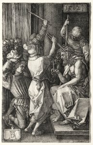 いばらで戴冠したキリスト、1512年。 作： Albrecht Dürer