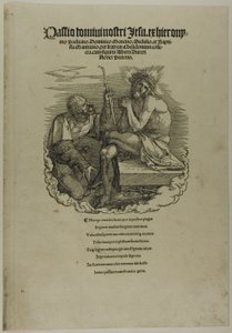 悲しみの人キリスト、兵士に嘲笑される（『大いなる受難』より 作： Albrecht Dürer