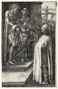 人々に見せられたキリスト、1512年。 作： Albrecht Dürer