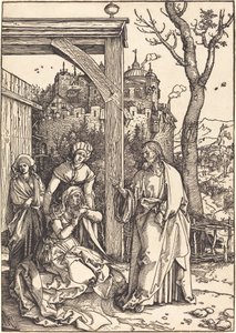キリストが母に別れを告げる 作： Albrecht Dürer