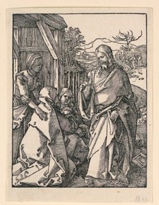 リトル・パッション・シリーズより、母親に別れを告げるキリスト 作： Albrecht Dürer