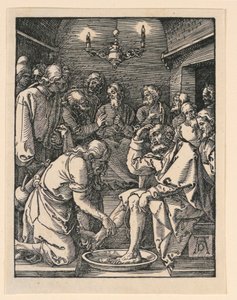 リトル・パッション・シリーズより「足を洗うキリスト」 作： Albrecht Dürer
