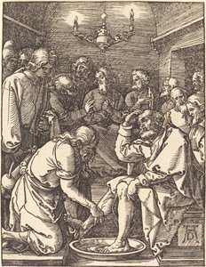 弟子たちの足を洗うキリスト 作： Albrecht Dürer