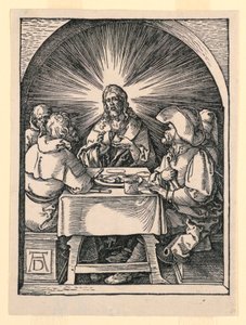 リトル・パッション・シリーズより、エマオのキリスト 作： Albrecht Dürer