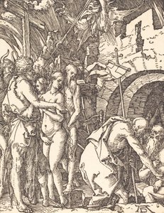 辺境のキリスト、おそらくc。 15091510。 作： Albrecht Dürer