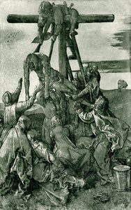 キリストは十字架から降ろされます 作： Albrecht Dürer