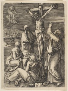 十字架上のキリスト、1508年。 作： Albrecht Dürer