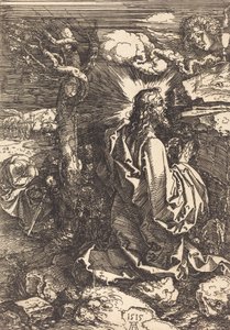 オリーブ山上のキリスト、1515年。 作： Albrecht Dürer