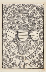 ローマ王としてのマクシミリアン1世の紋章 作： Albrecht Dürer