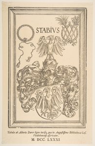 ヨハンスタビウスの紋章、1781年版 作： Albrecht Dürer