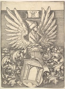アルブレヒトデューラーの国章、1523年。 作： Albrecht Dürer