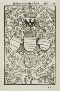 ローマ王としてのマクシミリアン1世の紋章 作： Albrecht Dürer