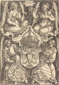 ドイツ帝国の国章とニュルンベルク市 作： Albrecht Dürer