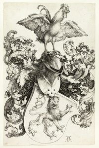 ライオンとオンドリの紋章 作： Albrecht Dürer