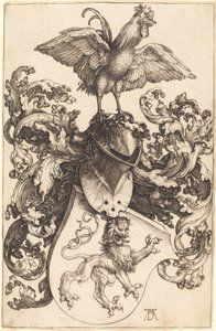 ライオンとコックの紋章 作： Albrecht Dürer