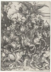 黙示録の四騎士 作： Albrecht Dürer
