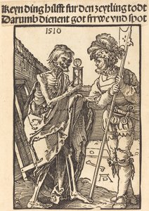 死とランスクネ、1510年。 作： Albrecht Dürer