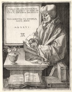 ロッテルダムのデジデリウス・エラスムス 作： Albrecht Dürer