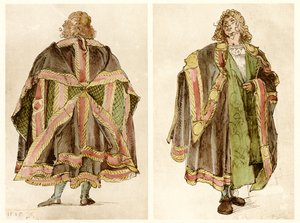 宮廷衣装のデザイン 作： Albrecht Dürer