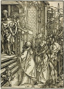 Ecce Homo - キリストの贈呈、『大いなる受難』より 作： Albrecht Dürer