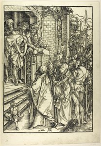 Ecce Homo - キリストの贈呈、『大いなる受難』より 作： Albrecht Dürer