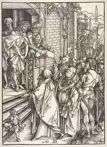 Ecce Homo、The Large Passionシリーズから1498-99。 作： Albrecht Dürer
