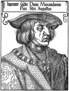 皇帝マクシミリアン1世、1519年、1936年 作： Albrecht Dürer