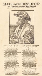 エオバヌス・ヘス、1526年。 作： Albrecht Dürer