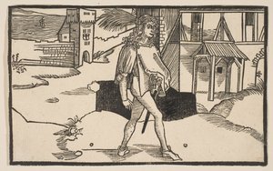 テネシーのコメディー、19世紀の復刻版からのEunuchus.nd 作： Albrecht Dürer