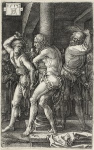 鞭打ち、「刻まれた情熱」より 作： Albrecht Dürer