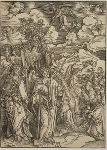 風にとどまる四人の天使 作： Albrecht Dürer