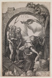 シリーズ「刻まれた情熱」より、Harrowing of Hell 作： Albrecht Dürer