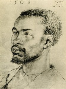 黒アフリカの頭 作： Albrecht Dürer